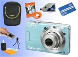 Sony DSC-W55 Digital Camera Kit 1GB Pro DUO + Reader + Case + Screen Guard + Mini Tripod & More!