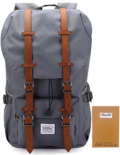 Kaukko New Feature of 2 Side Pockets Outdoor Travel Hiking Backpack Schoolbag