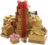 Broadway Basketeers Gourmet Gift Tower Deluxe for Mothers Day