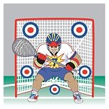 Garage Door Sports Single Door Lacrosse Target