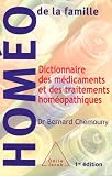 Revue Odile Jacob  / Dictionnaire des médicaments et des traitements homéopathiques