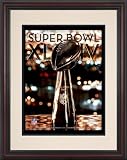 Framed 8.5 x 11 Super Bowl XLIV Program Print | Details: 2010, Saints vs Colts