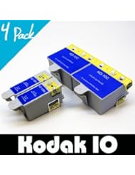 Office Product: 4 Pack Kodak No 10 Compatible ink Cartridge Kodak for EasyShare 5100 5300 5500 Kodak ESP 3 3250 9250 5 5250 6150 7 7250 9 - Unknown