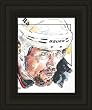 New Jersey Devils Framed Scott Stevens New Jersey Devils Print By Michael Mellett NHL Hockey