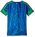 adidas Big Boys' Performance Short Sleeve Tee, White/Green, Large/14-16