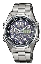 Casio - OCW - 520TDE - 1AVEF - Homme Radio Pilot&eacute; - Multifonction - Quartz analogique et digitale - Bracelet titane