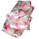 PINK RIBBON Breast Cancer Awareness scarf - Cream