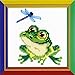 RIOLIS Little Frog Counted Cross Stitch Kit, 6