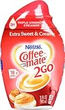 Coffee-mate 2GO Extra Sweet and Cremy Triple Strength Liquid Coffee Creamer, 3 Fluid Ounce