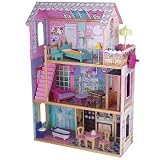 KidKraft Wooden Emma Dollhouse with Furniture and Working Elevator