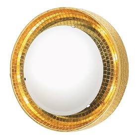 Eurofase 16078-017 Silica 6-Light Wall Sconce, Gold Mosaic by Eurofase