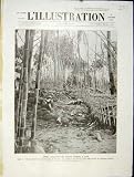 Java Volcano Eruption Merapi Lava French Print 1931