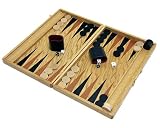 19 Solid Oak Backgammon case set