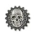Gear Skull Steampunk Pewter Lapel Pin, Brooch, Jewelry, G34
