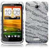 HTC One X Zebra Striped Diamante Case / Cover / Shell / Shield Part Of The Qubits Accessories Rangeby Qubits
