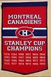 Montreal Canadians - Dynasty Banners (Pennants)