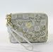 NEW AUTHENTIC COACH WAVERLY CC HEART SMALL WALLET WRISTLET (Light Khaki/Gold)
