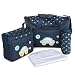 Magideal 4Pcs Mummy Tote Baby Nappie Diaper Changing Bags Sets Dark Blue RS.730.00