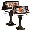 Cleveland Browns Memory Company Team Art Glass Banker's Lamp NFL Football Fan Shop Sports Team Merchandise
