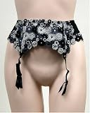 Venus 2 Pack $76 Black GARTER BELT #0017 sz M