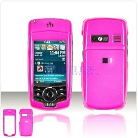 PCMICROSTORE Brand Pantech Duo C810 Magenta Solid Snap-On Case Cover with Removable Swivel Belt Clip