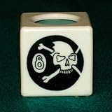 Billiard Cue Chalk Holder - Skull