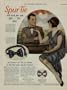 The correctly-clad motion picture star whose portrait is reproduced here is LEE TIMMINS. His recent film appearance was in the Fox film, "THE MUSIC MASTER." BETTY GRAY, shown here with Mr. Timmins, appeared in the Cosmopolitan picture, "ENEMIES OF WOMEN," and in "A KISS FOR CINDERELLA," a Famous Players film. ..... 1927 Spur Tie Ad, A4899A.