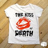 2K BY GINGHAM The Kiss of Death Women's T-Shirt by Scott Herskovitz