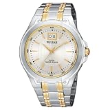Pulsar Mens Dress Sport Two-Tone Watch #PQ5003 by Pulsar