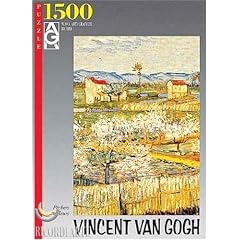Editions Ricordi 0901N14445 - Black "VAN GOGH PECHS EN FLS" 1500 Teile Puzzle