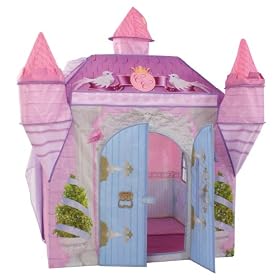 Dream Town Crystal Castle Tent with Princess Dress Costume and Banqueting Set