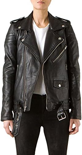Standard Leather Womens Motorcycle leather jacket - Small