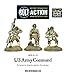 Bolt Action Warlord Games WGB-AI-29, US Army Command, 28mm Wargaming Miniatures