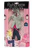 Fashionette Gisele Jeans Droit, T-shirt et Pull à Capuche pour Barbie, Liv, Disney Dolls...