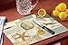 CounterArt Shell Collage Glass Cutting Board, 12 x 15 Inches