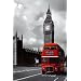 London - Red Bus Poster Print, 24x36 Collections Poster Print, 24x36