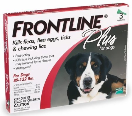 Frontline Plus for Extra Large Dogs 89-132 lbs