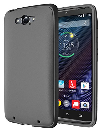 Droid Turbo Ballistic Nylon Case, Diztronic Full Matte TPU Case for Motorola Droid Turbo (Fits Ballistic Nylon Version Only) - Matte Charcoal Gray - (TBN-FM-GRY)