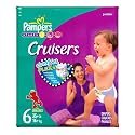 Pampers Cruisers Diapers Size 6, 50-Count (Pack of 2)