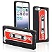 Classic Cassette Tape Soft Silicone Case Cover Skin for iPhone® 5 Black