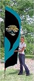 Jacksonville Jaguars Tall Team Flags 8.5 ft x 2.5 ft NFL Football Fan Shop Sports Team Merchandise