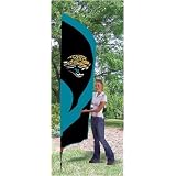 Jacksonville Jaguars Tall Team Garden House Flags 8.5 ft x 2.5 ft NFL Football Fan Shop...