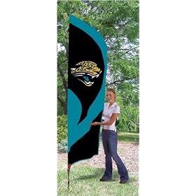 Jacksonville Jaguars Tall Team Garden House Flags 8.5 ft x 2.5 ft NFL Football Fan Shop... from Animal Houses