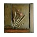 Floral Motif Wall Decor - Brown