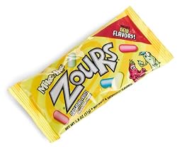 Mike and Ike Zours Candy, 1.8-Ounce Bags (Pack of 24)