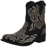 Dolce Vita Women's Cisco Ankle Boot,Black Leather,7.5 M US