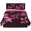 Xhilaration Floral Comforter Set - Pink/Brown