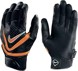 2008 Nike Diamond Elite VI Batting Glove - Black/Orange