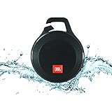 JBL Clip+ Splashproof Portable Bluetooth Speaker (Black)