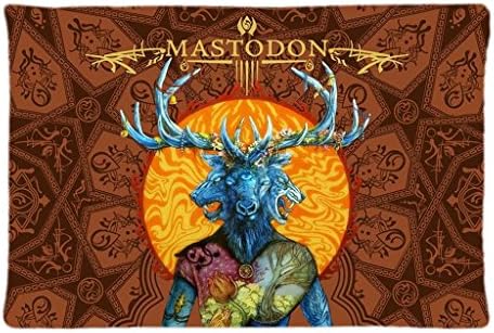 4 Mastodon Blood Mountain Shirt Personality Cotton &amp; Polyester Pillow Case Cover (One Side) 20*30 Inch MartinezWow Designed
